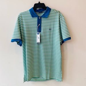 Southern Tide Jack Stripe Performance Pique Polo